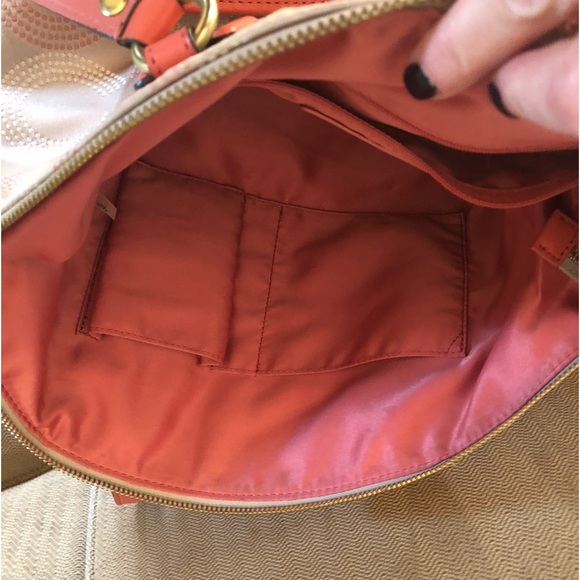 Coach Ashley Dotted OP Art North South Satchel - Picture 9 of 15